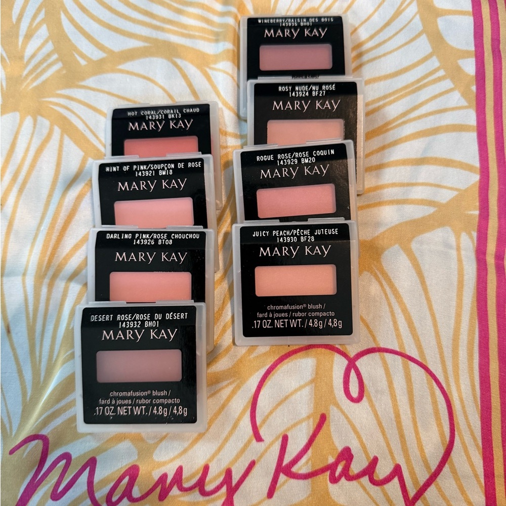 Mary Kay Chromafusion Blush - set of 8